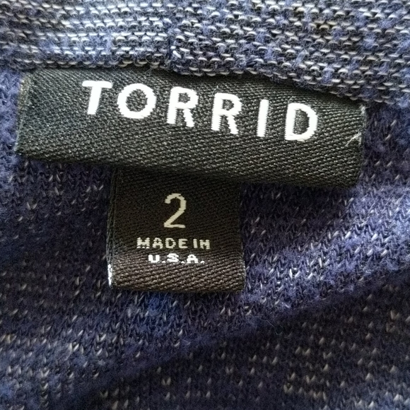 Torrid Cardigan Sweater Open Front Size 2 Plus - Picture 5 of 7